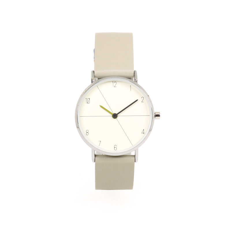 Montre gris / beige 90's