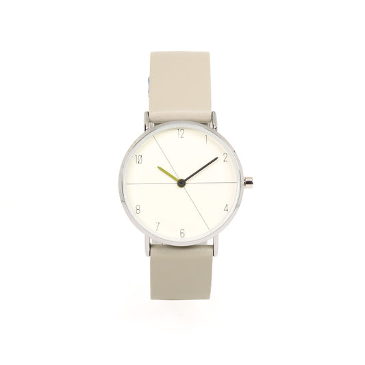 Montre gris / beige 90's