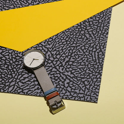 Montre gris / beige 90's