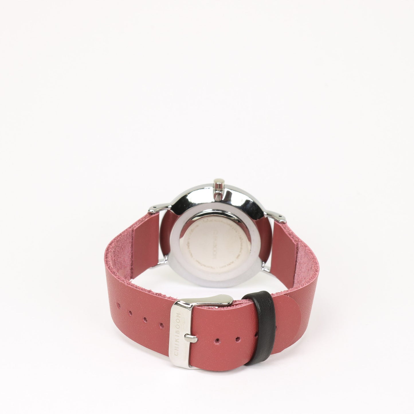 Dark pink / cream watch