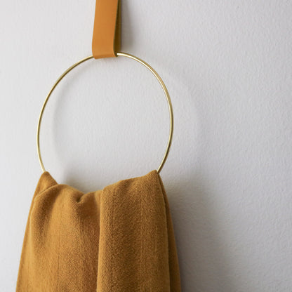 Mustard towel holder