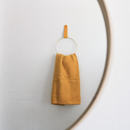 Mustard towel holder